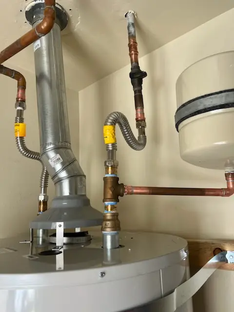 Water heater installation and plumbing repair in Calumet
