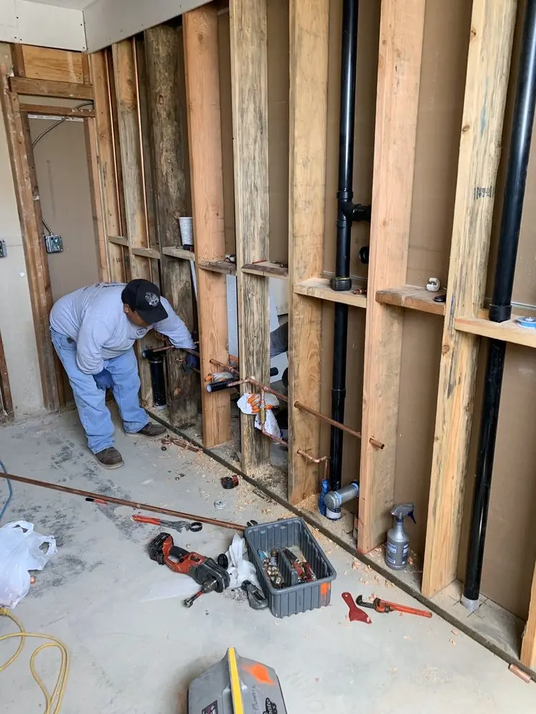 Commercial rough-in plumbing for Trenchless Sewer Repair in Calumet